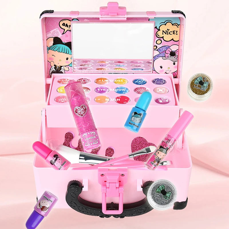 Girls Washable Makeup Cosmetics Set