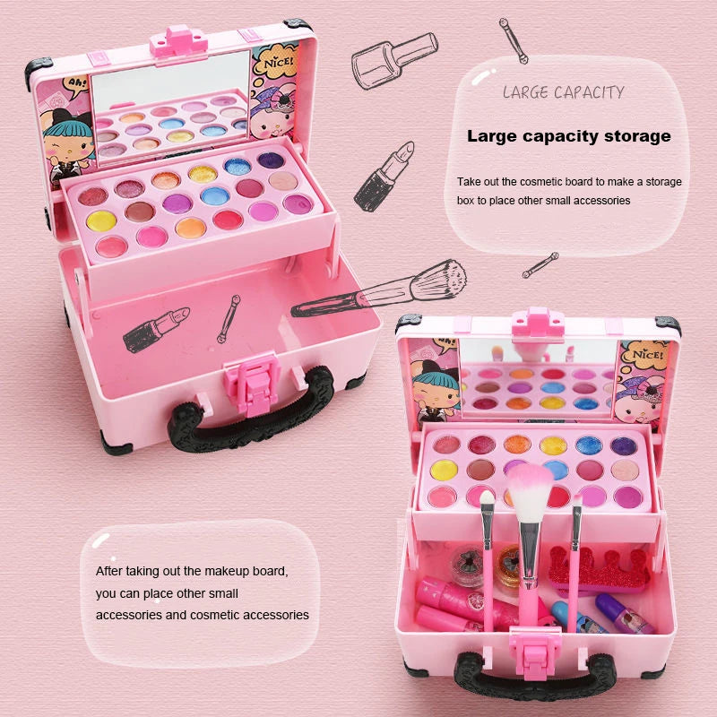 Girls Washable Makeup Cosmetics Set